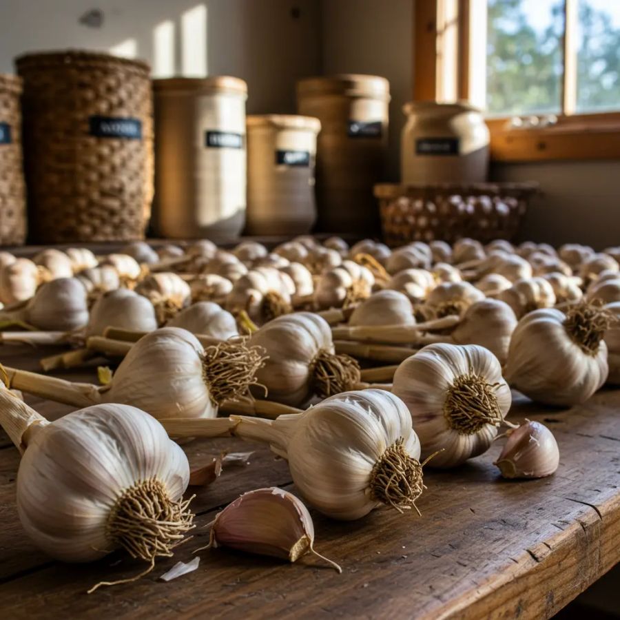 How to Cure and Store Garlic